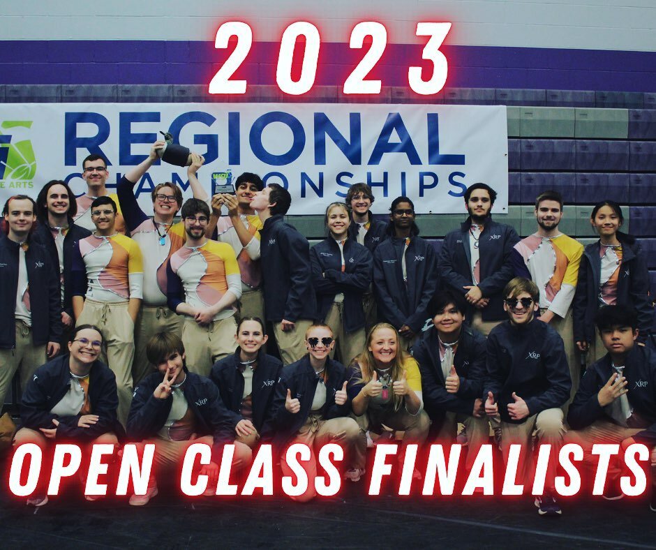 Crossroads Percussion is headed to Open Class Finals for the first time in organization history! Catch us tomorrow at 12:10 EST at UD Arena or live on @flomarching! 

#XRP23 #XRP #CrossroadsPercussion #XRIndoor #WGI2023