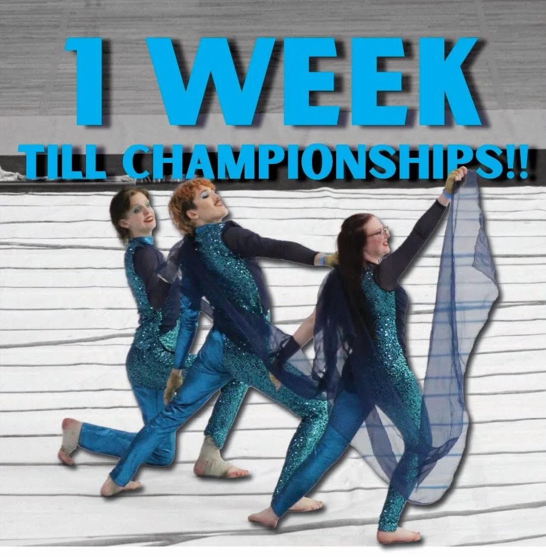 T-minus 1 week until WGI Championships!! 😍😍 #XRIndoor #XRG #WGI