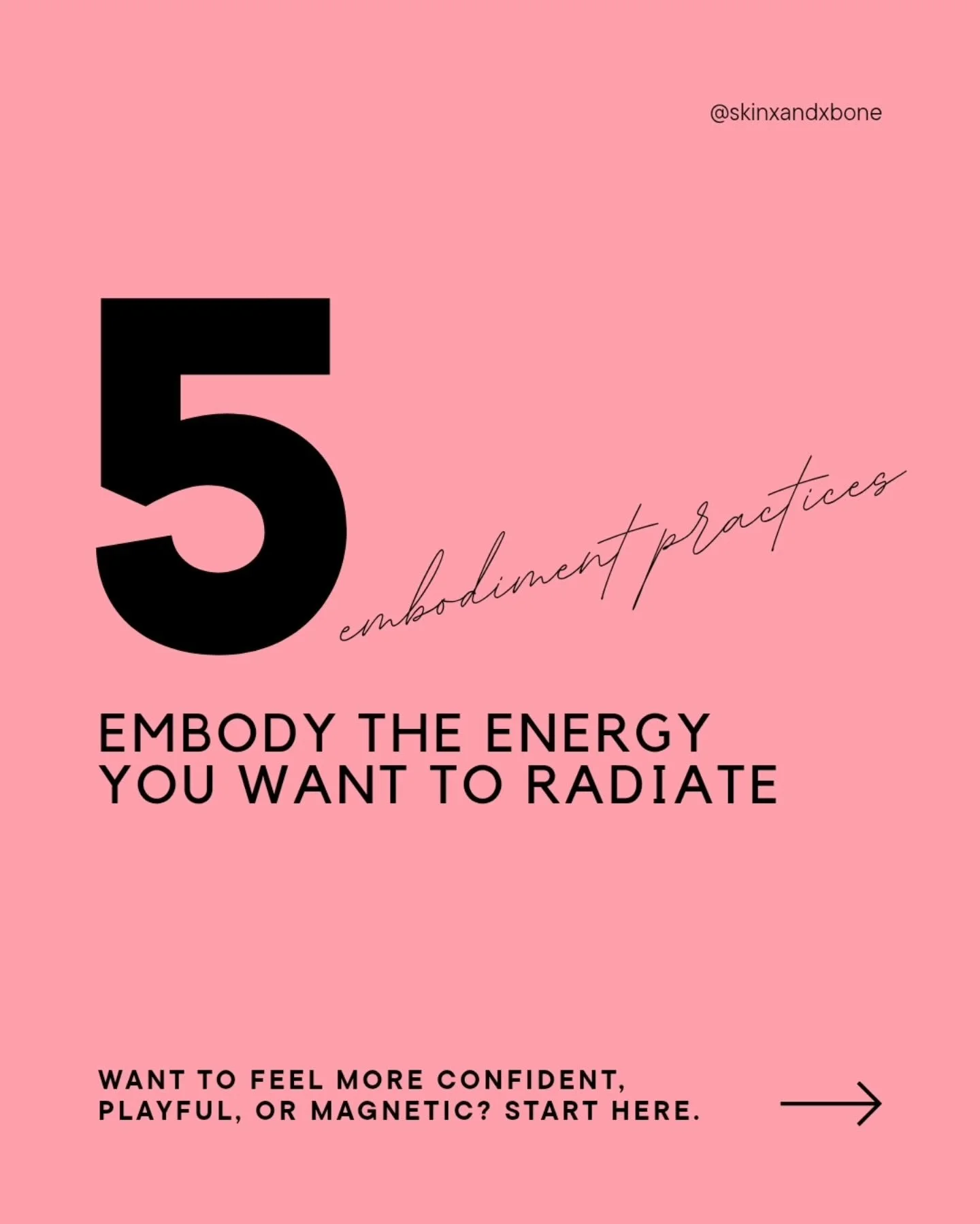 If you&rsquo;ve ever wondered how to become the person you want to be&mdash;not just in your mind, but in your body, your presence, and the way you show up&mdash;this post is for you.

These 5 practices are simple ways to start embodying the traits y