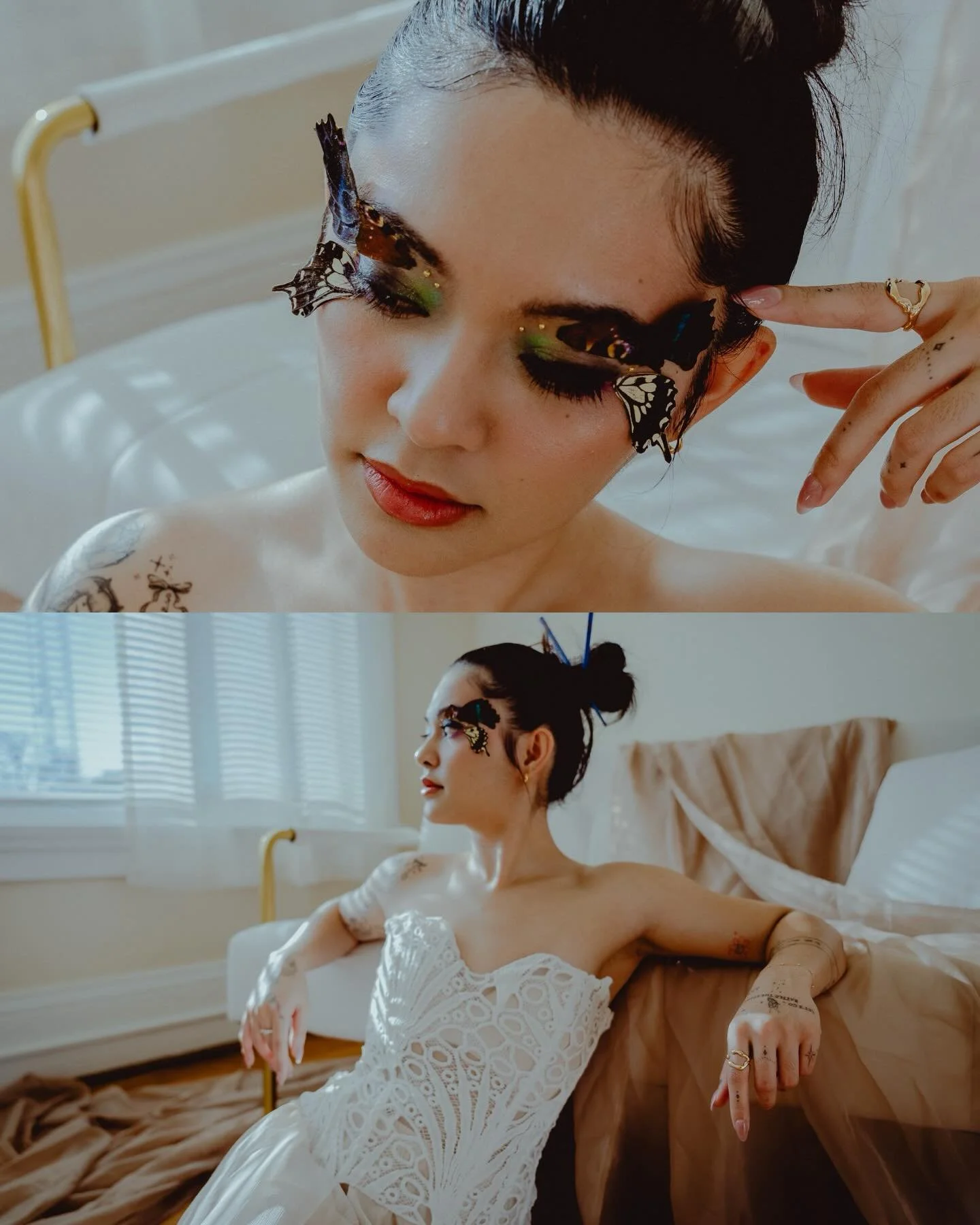 ▫️◻️ Creative Portraits of Miss Jhenna 
▫️◻️ Hair &amp; Makeup by @latikkaam_