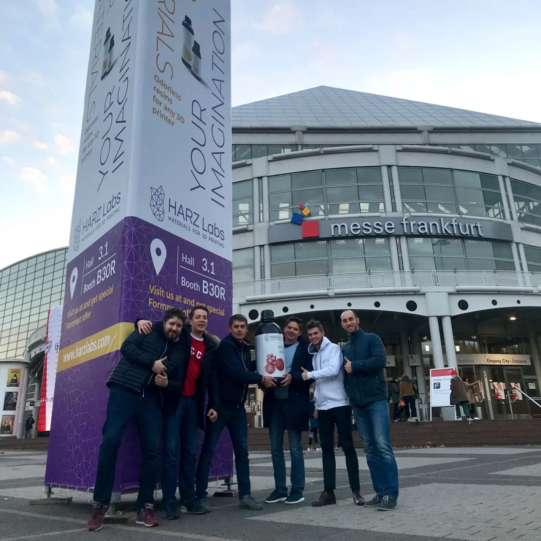 Harzlabs Team alla fiera Formnext 2018, Francoforte