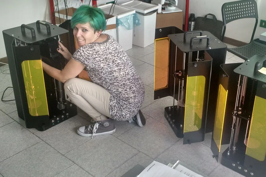 Preparazione di Lumiforge per la consegna presso la nostra seconda sede di Asolo(TV)