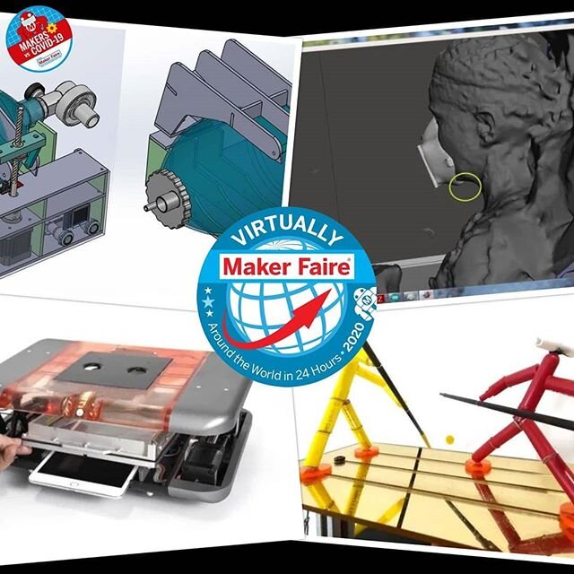 We are proud to be part of the first #Virtually #MakerFaire  on May 23rd with four of our innovative projects by @madaeon.design !😉
💪#Makers Responding to #covid19 💪
#DIY #maketogether @makerfairerome @makerfairerome @makemagazine #innovation #ope