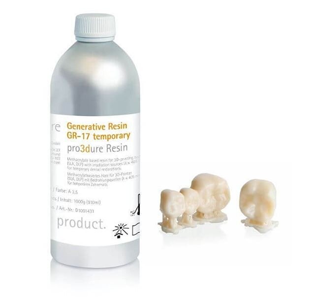 👉Class IIa certified #pro3dure GR-17 resin for temporary crowns and bridges🦷, now available in the #Lumistore!👈
Check it out!
#dental #3dprinting #3dresin #3dprinter #orthodontic #dentallab #dental3dprinting #orthodontics #crowns  #temporary #prov