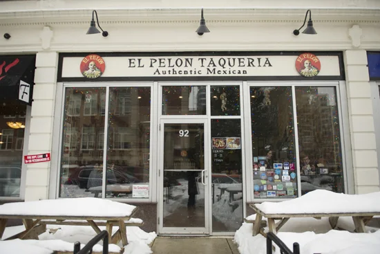 Although indoor seating is limited, patrons can dine al fresco at El Pelon’s picnic tables in the warmer months. Photos by Jackie Ricciardi