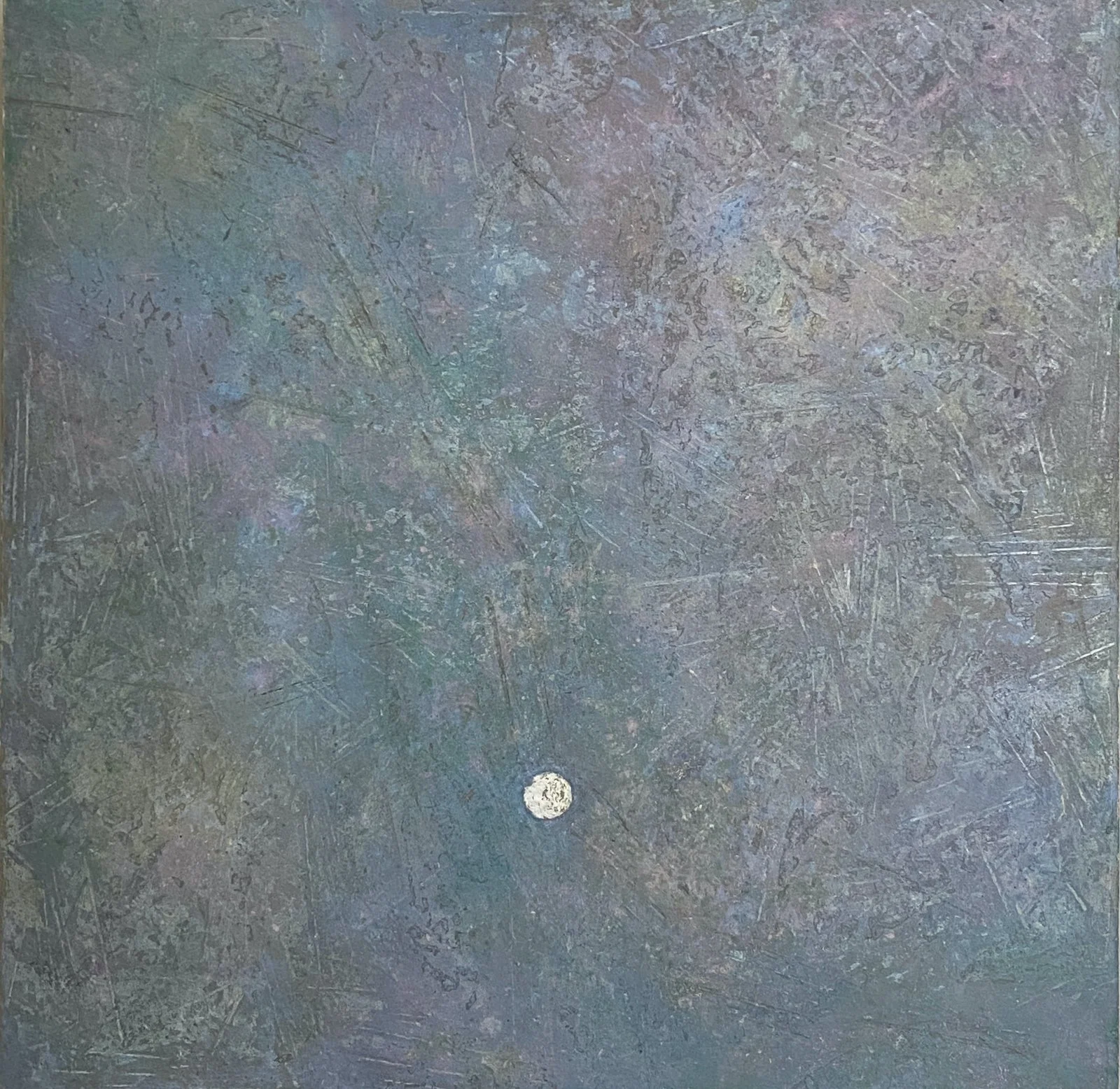  2025  W60 x H60 x D5 cm  W24” x 24” x D2” approx.  painting   reclaimed mixed media on wood panel    Copyright ©2022-2025 Het. All Rights Reserved   