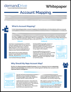 Account Mapping: Maximizing Demand Generation Conversions