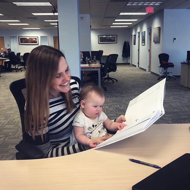 It’s an exciting week at #demandDrive as we welcome our newest employe- wait a second that’s not right...that’s a baby!
Turns out our co-founder and president @lindsannefrey was able to bring adorable baby Scarlett into the office for a visit and she took quite a liking to our training binder. I guess the apple doesn’t fall far from the tree!
#sdr #salesdev #bostonjobs #leadgeneration #baby #training
