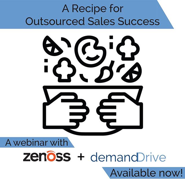 Are you nervous about the idea of outsourcing your SDR process? Do you have some trepidation when it comes to delegating important responsibilities outside your org? Have no fear! In our newest webinar #demandDrive President Lindsay Frey, and the Director of Marketing at #Zenoss, Trisha Fields, dive into the ingredients that make our client relationships successful! Click the link in our bio to check it out!