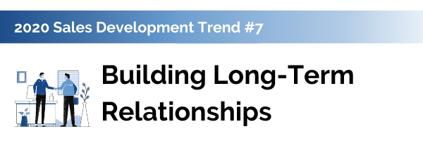 building long-term relationships