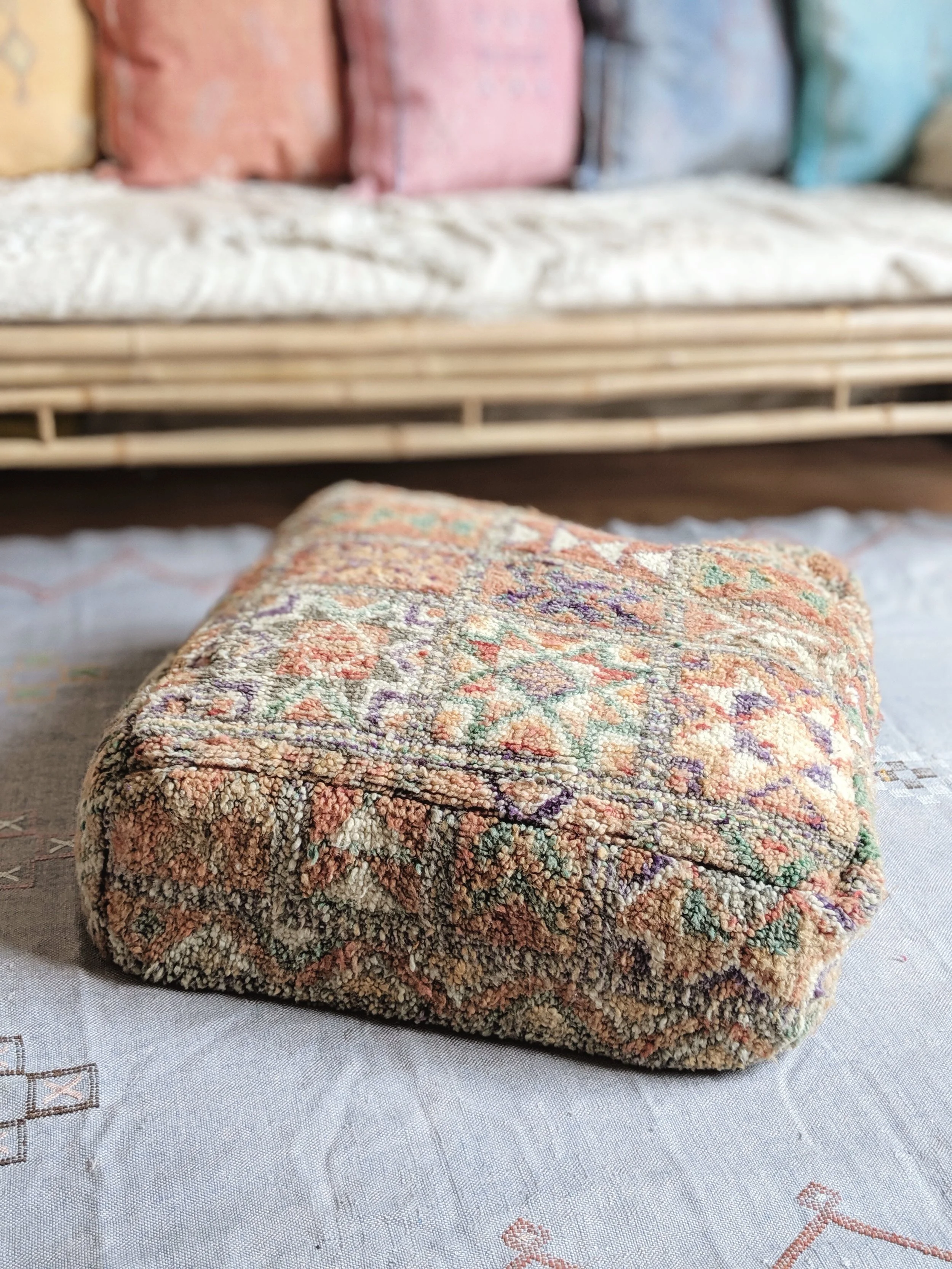 Moroccan Floor Pouf No 13 Mohr Living