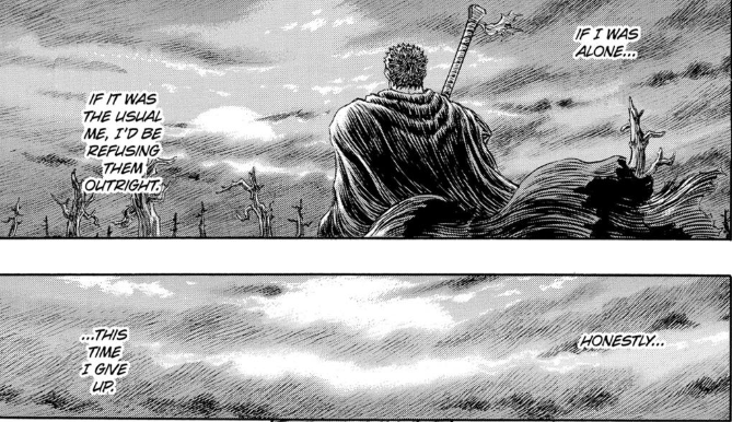 Episode 191: Guts relinquishes responsibility to others, no longer able to trust himself