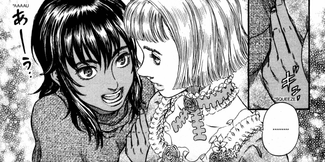Yes, yes they’re both sweet together, but I do think this was a lost opportunity. Farnese grew; Casca froze in this state.