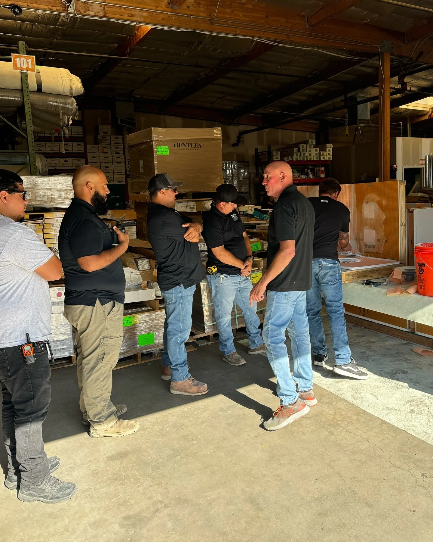 Schluter class is in session! The Kerdi system certification process right here at Del&rsquo;s HQ!

@schlutersystemsna 
@bigdsupply