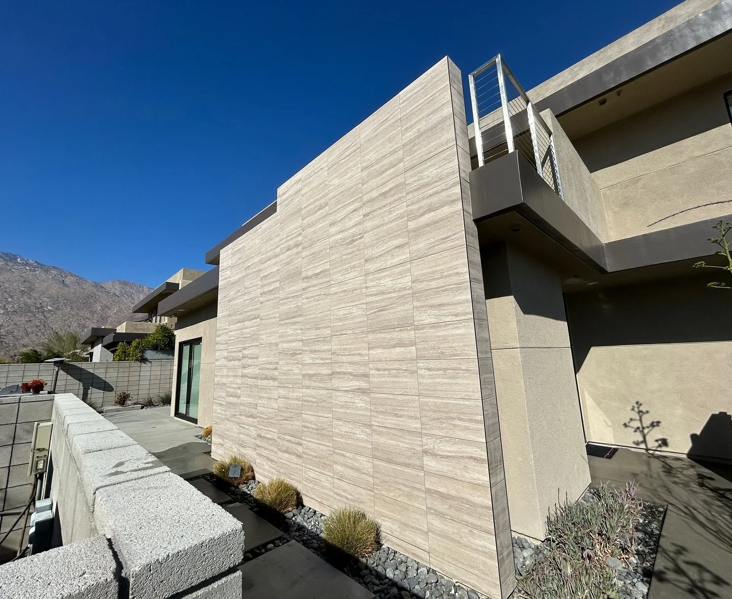 Custom Home exterior wall tile!