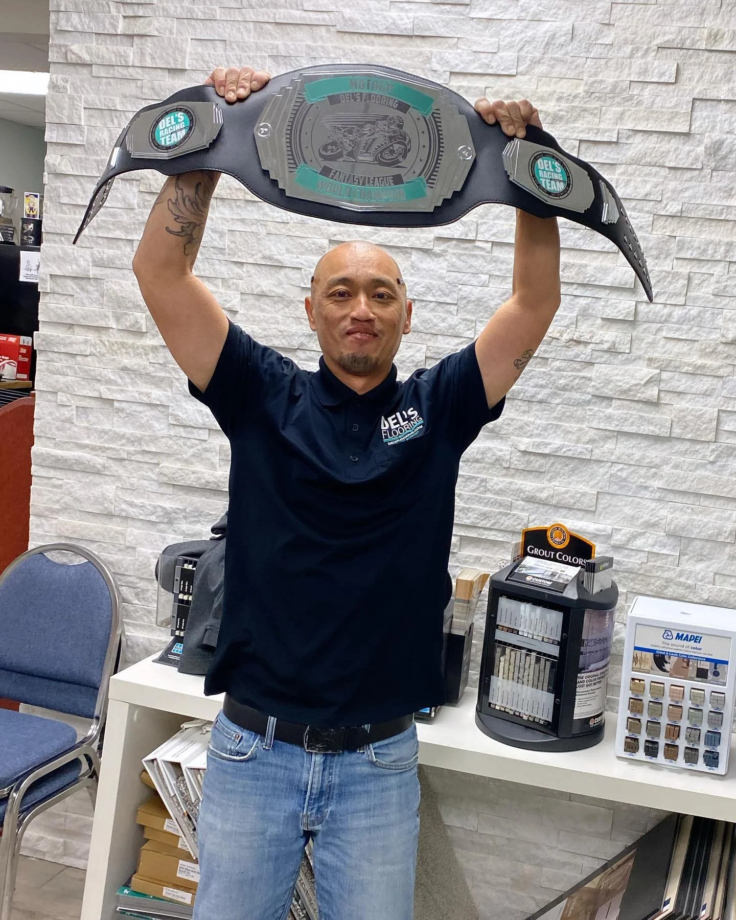 AND NEW Del&rsquo;s Flooring Fantasy MotoGP Champion: SaRn Chao

The 2x Champ @abernardi705 was finally dethroned.. great season from @1fastmexican in 3rd! 

We&rsquo;ll have a bigger game next year; thanks to all that played!!!

#motogp