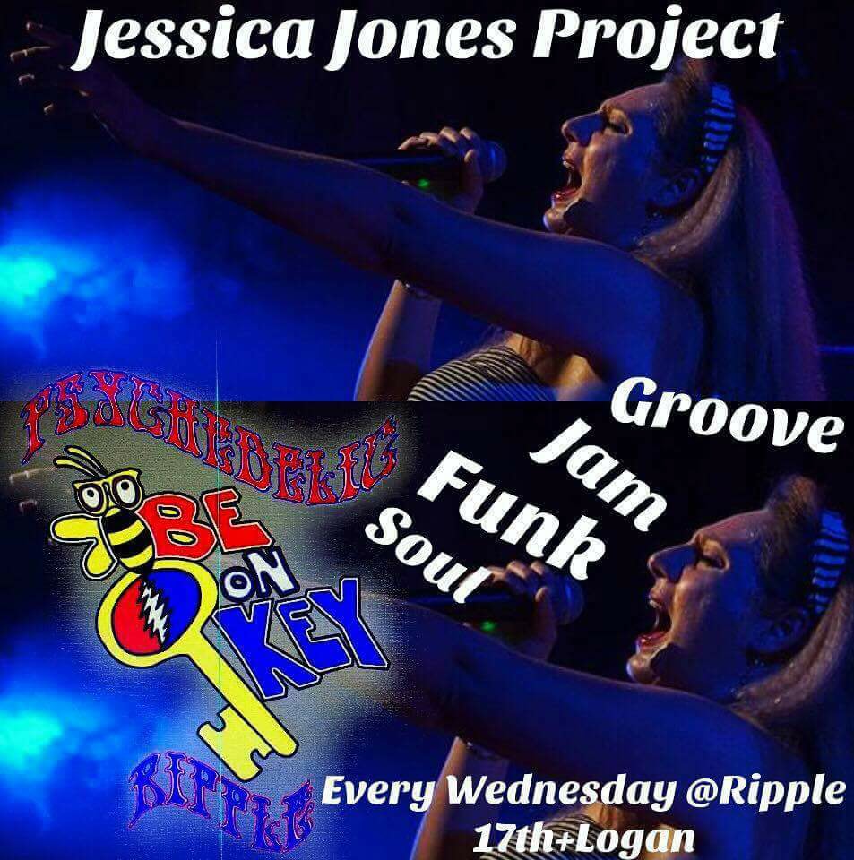 "Fame - Andre Mali Solo" Jessica Jones Project at Be On Key Psychedelic Ripple 3.8.17