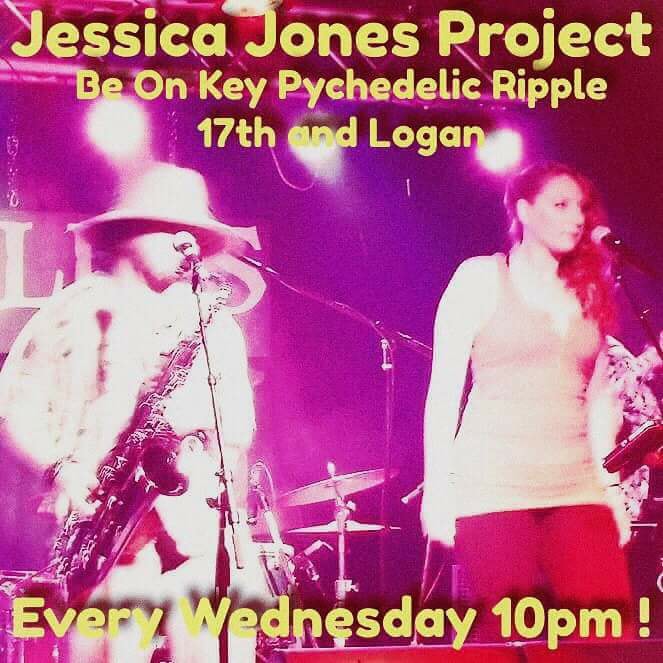 "Red Hot Mama" Jessica Jones Project at Be On Key Psychedelic Ripple 2.9.17