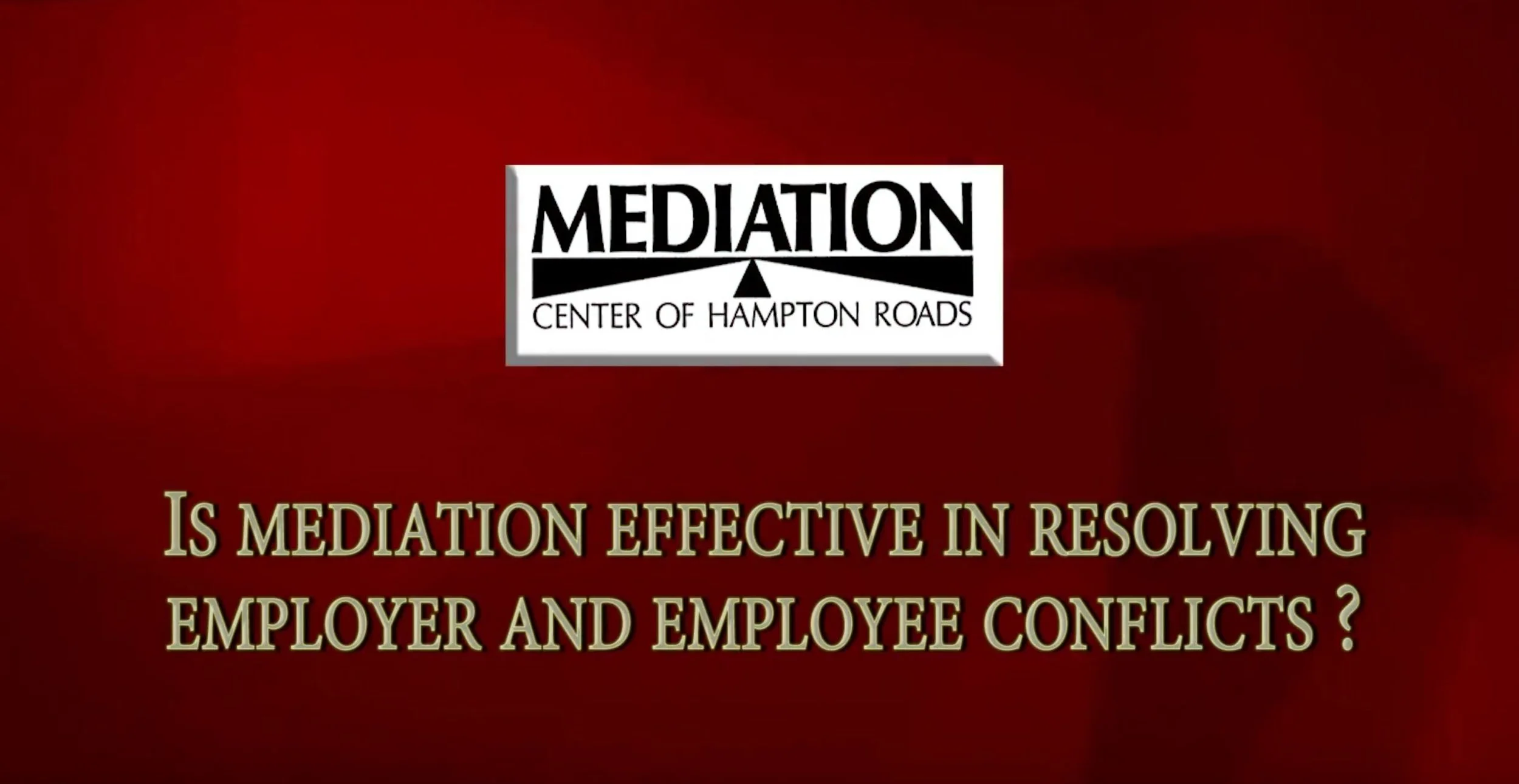 Mediation For Employee Conflicts