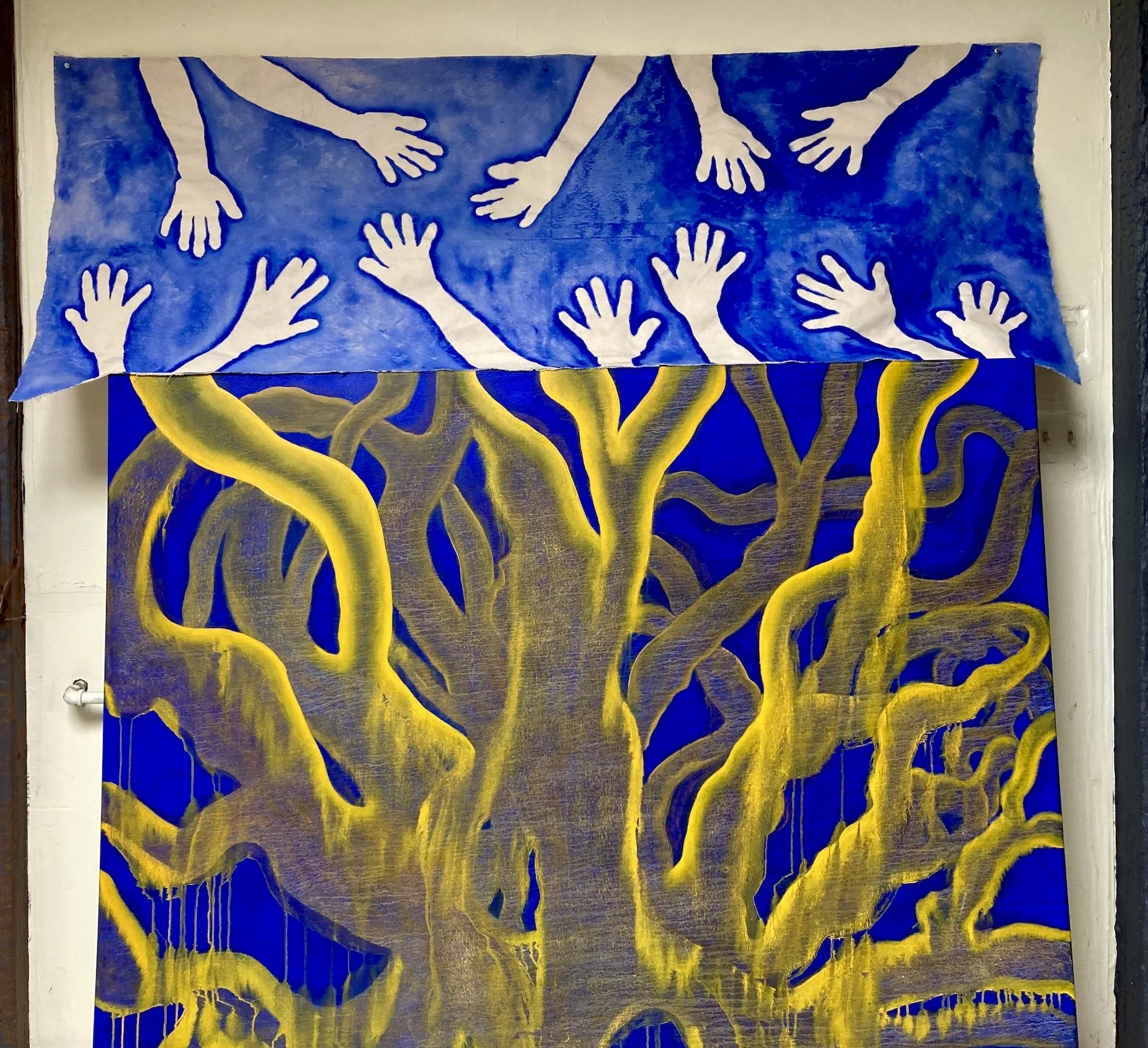 Dragon Blood Tree #2 with hands 2025 - Installation 