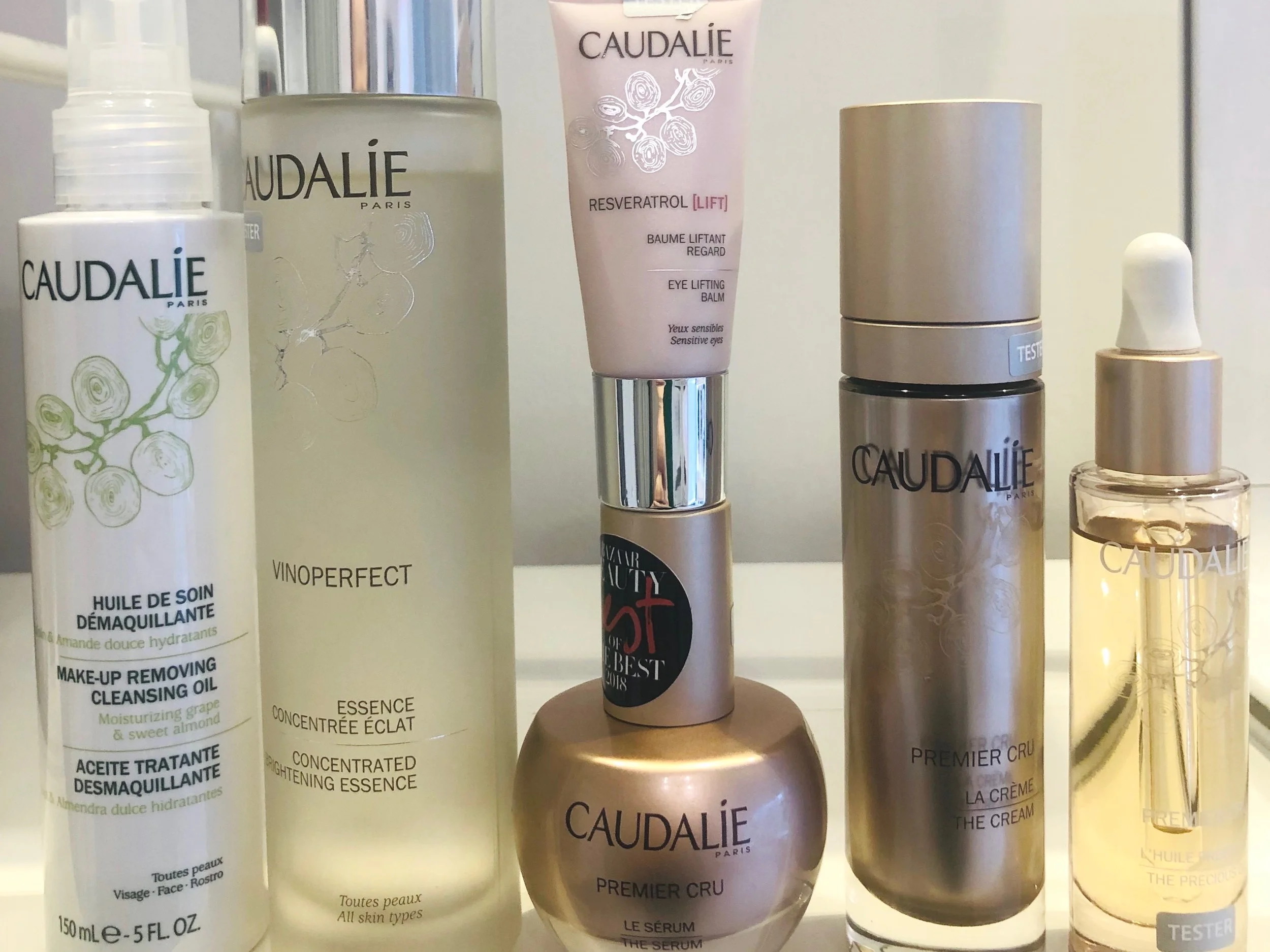 PM Routine - Make-Up Removing Cleansing Oil, Concentrated Brightening Essence, Premier Cru-The Serum, Eye Lifting Balm, Premier Cru-The Cream, Premier Cru-The Precious Oil