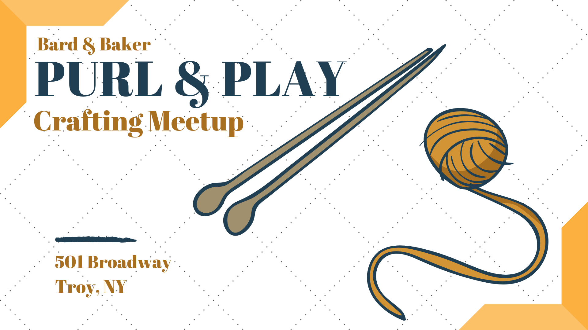 Purl & Play Crafting Meetup