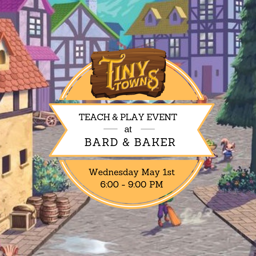Tiny Towns Release Party: A Teach &amp; Play Event