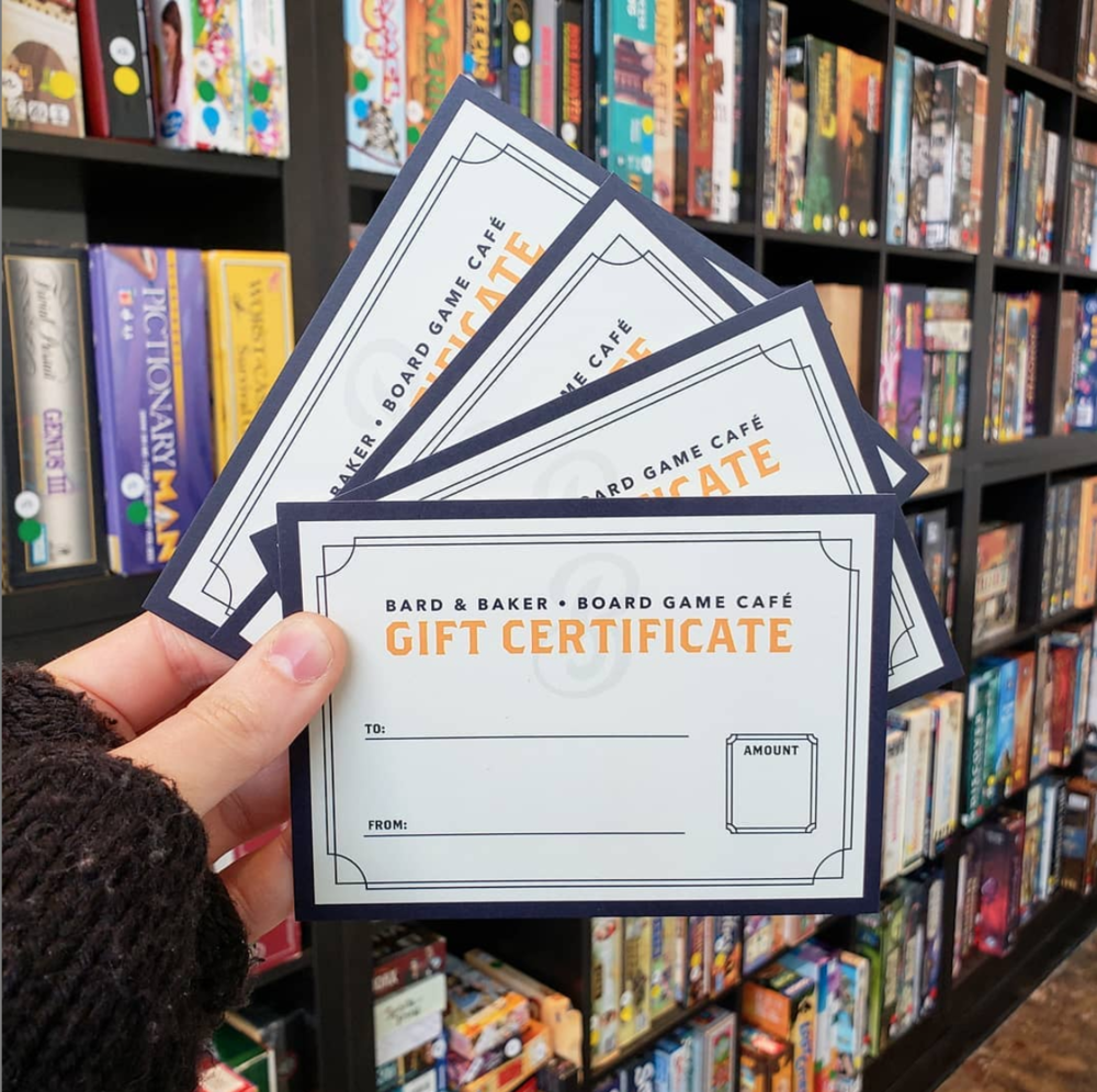 Gift Cards & Certificates for Gamers