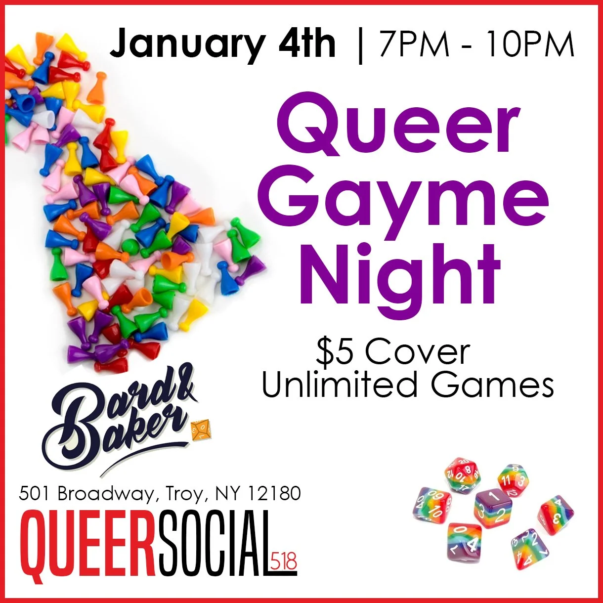 Queer Social 518: Gayme Night!