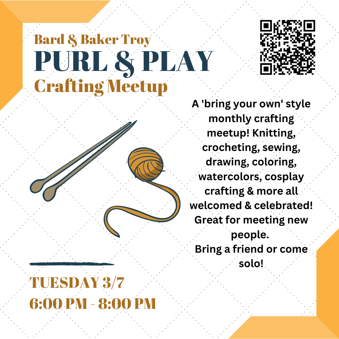 Purl & Play Crafting Meetup