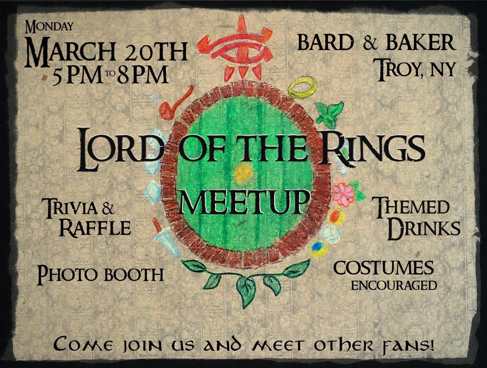 Lord of the Rings Fandom Meetup Night