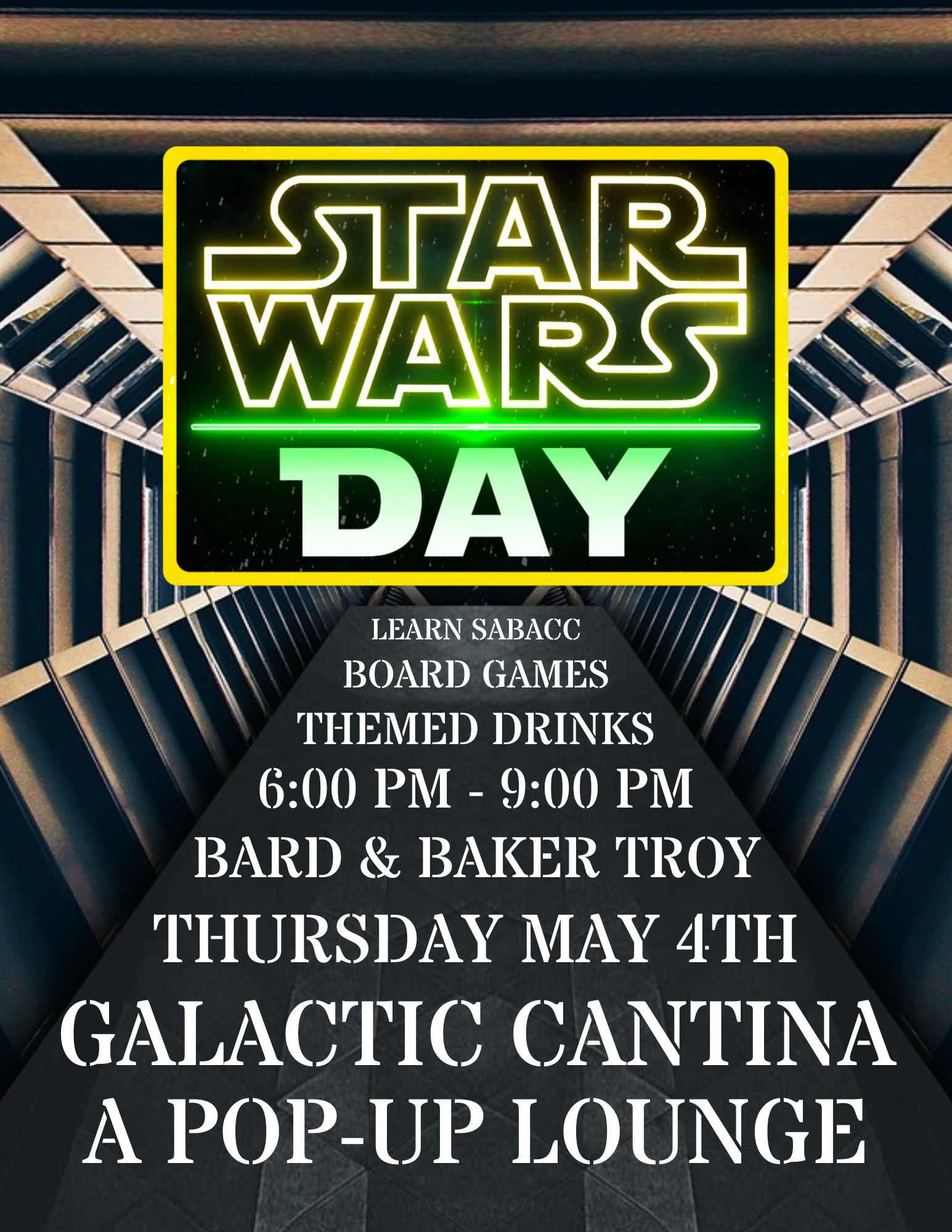 Star Wars Day: Galactic Cantina Pop-up Lounge