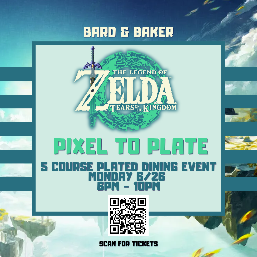 Pixel to Plate: Tears of the Kingdom-inspired 5 Course Dinner