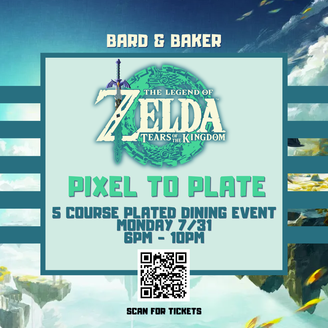 Pixel to Plate: Tears of the Kingdom-inspired 5 Course ENCORE Dinner
