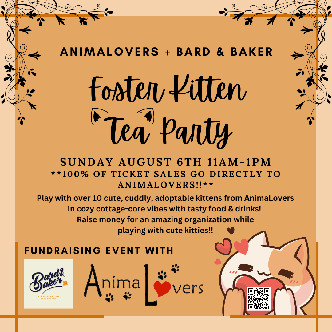 Foster Kitten Tea Party with AnimaLovers