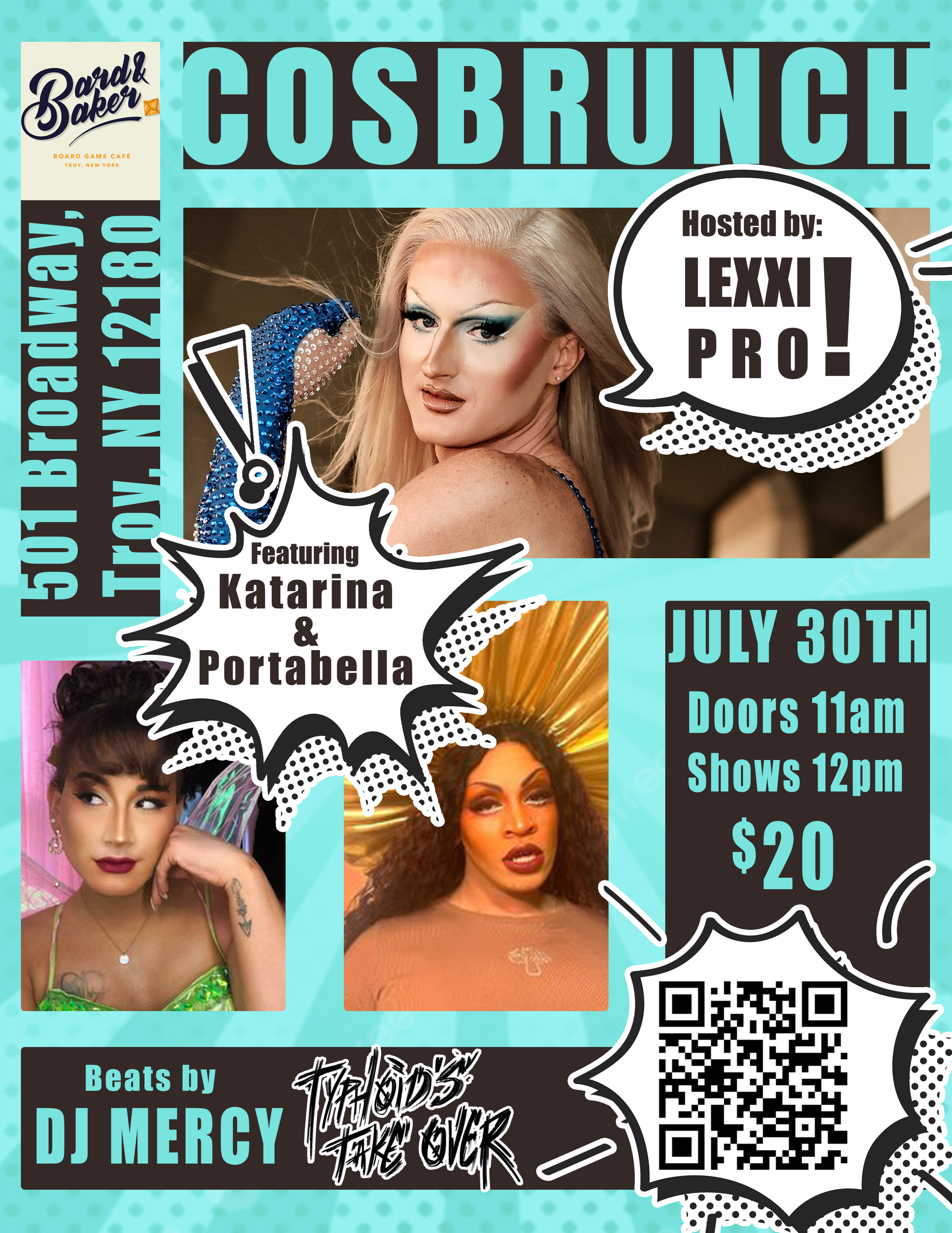 Cosplay Themed Drag Brunch by Typhoid Mary