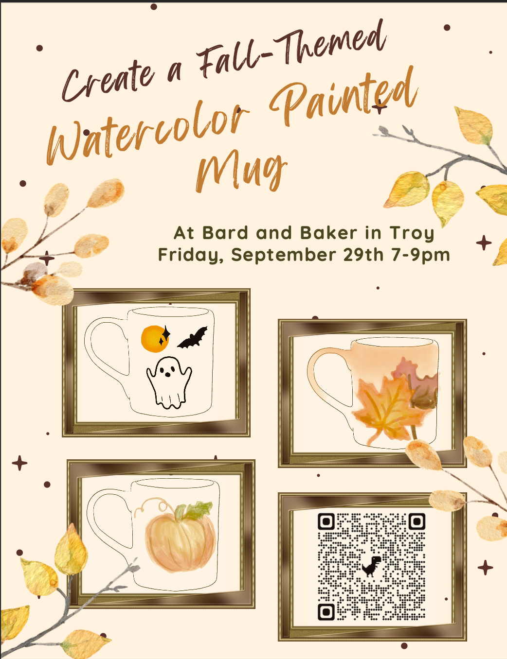 Watercolor Mug Painting Workshop