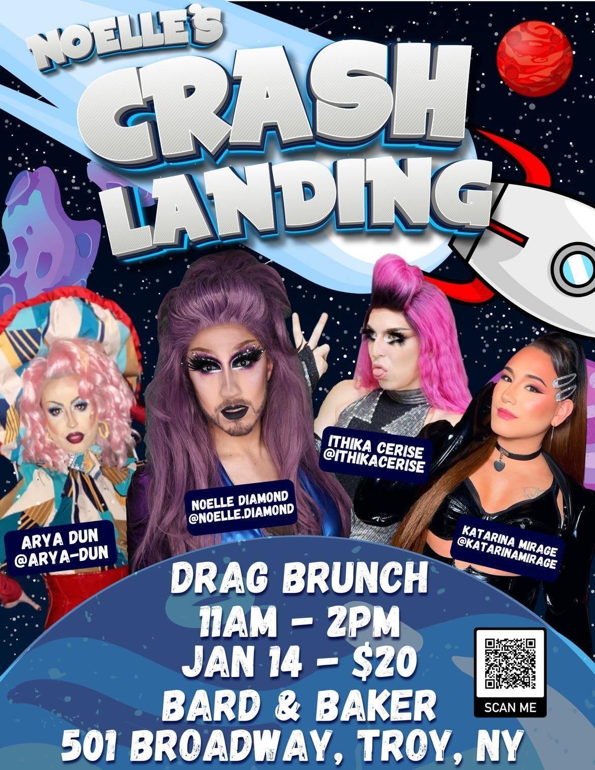 Drag Brunch: Noelle's Crash Landing at Bard & Baker