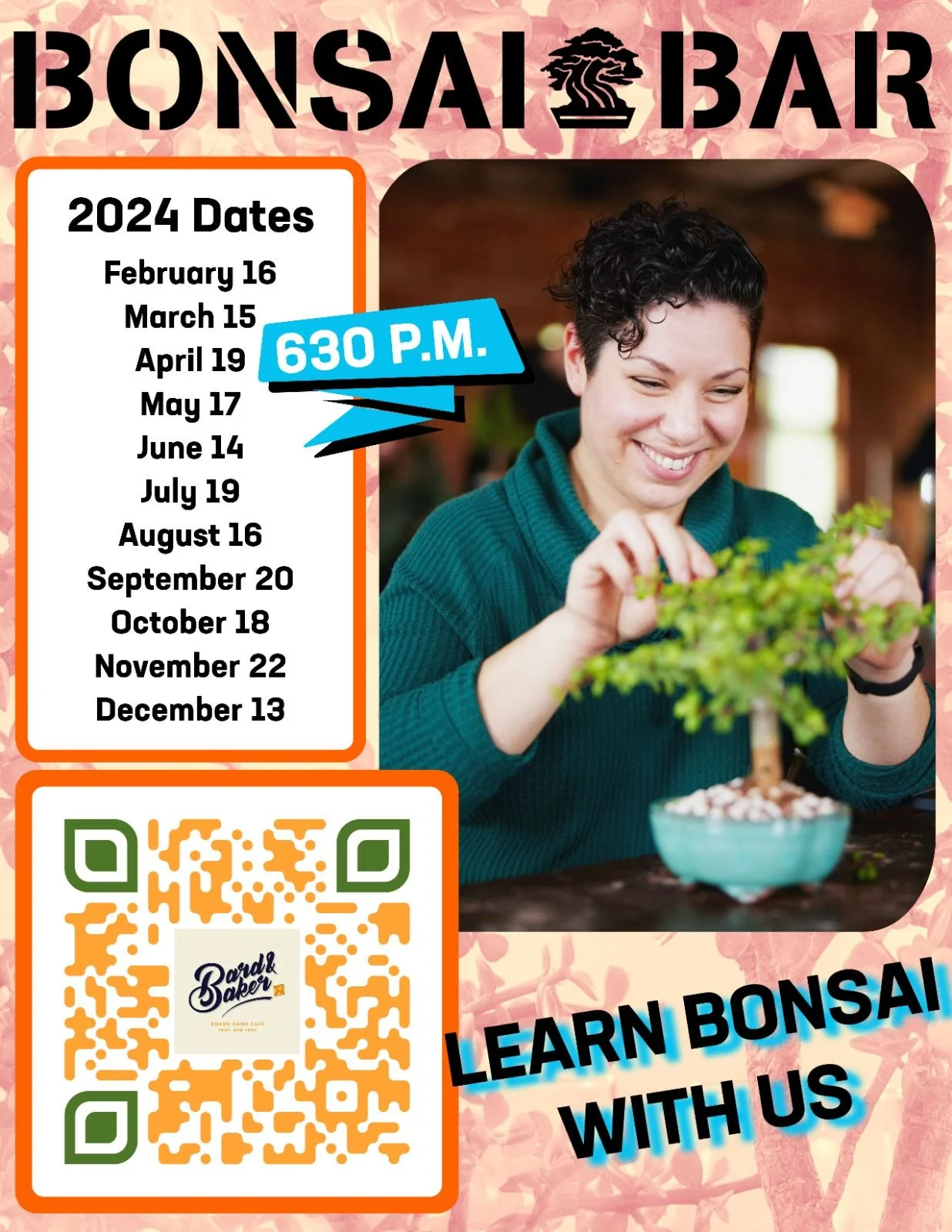 Bonsai Bar: A Plant & Sip Bonsai Tree Workshop