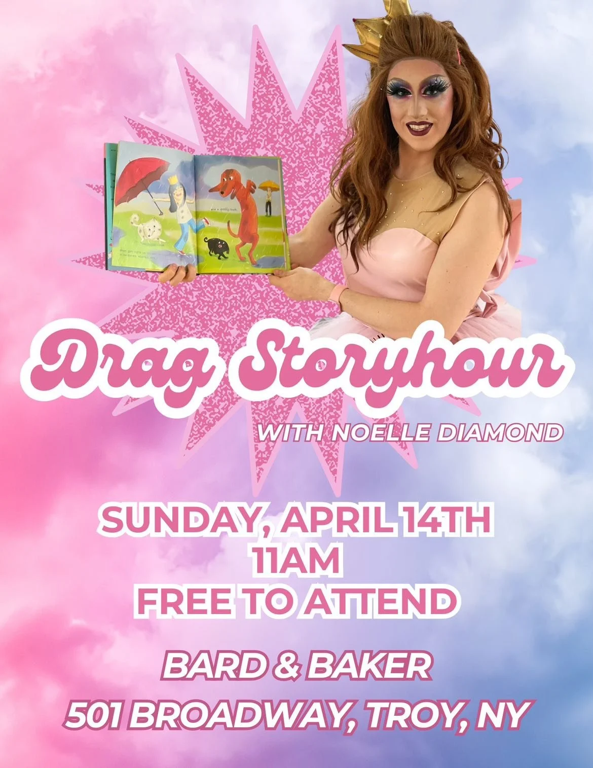 Drag Story Hour with Noelle Diamond