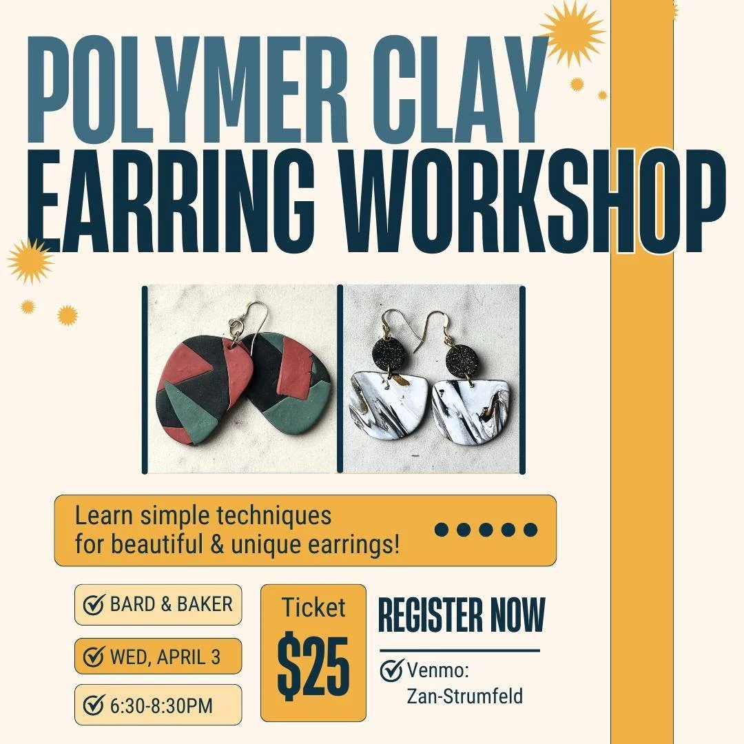 Clay Polymer Earring Workshop