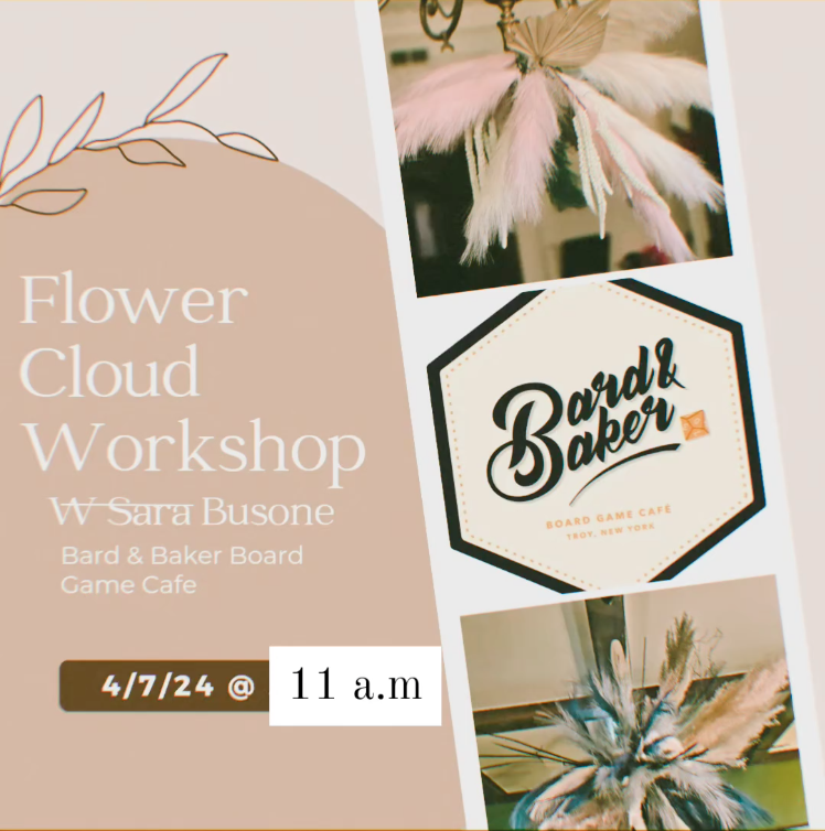 Flower Cloud Workshop with Sara Busone Art