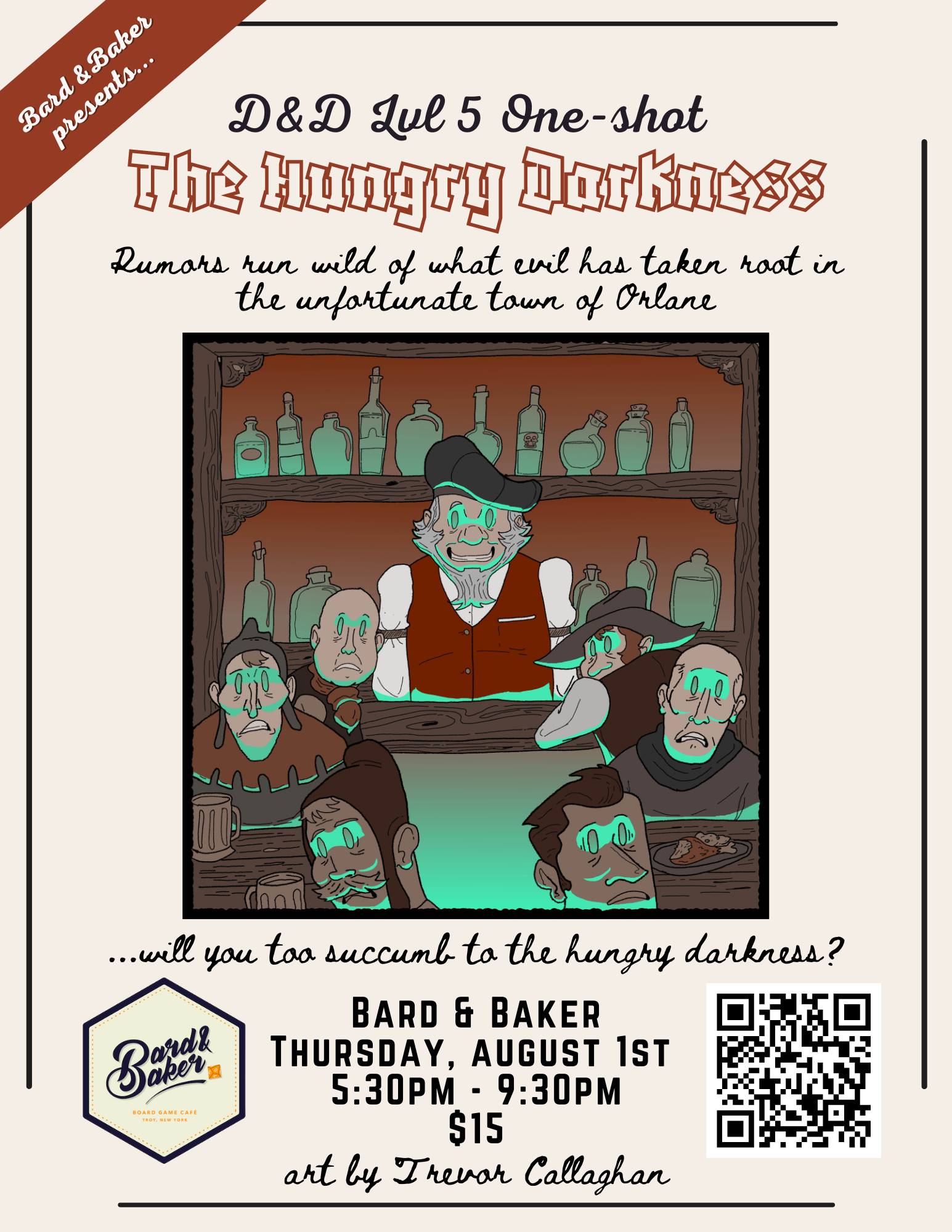 D&amp;D Lvl 5 One Shot Adventure: 'The Hungry Darkness'
