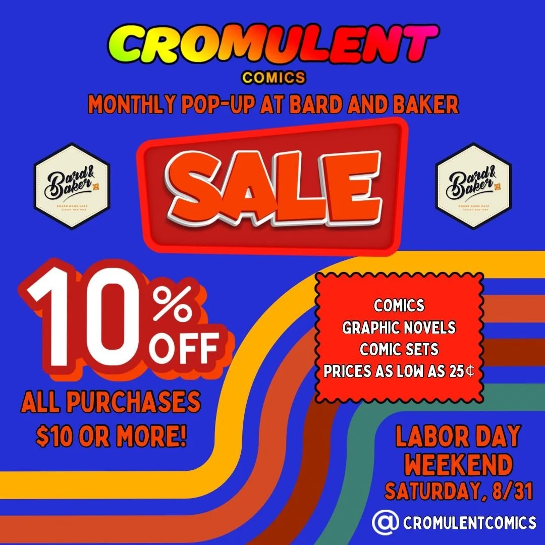 Pop Up Comic Book Shop with Cromulent Comics