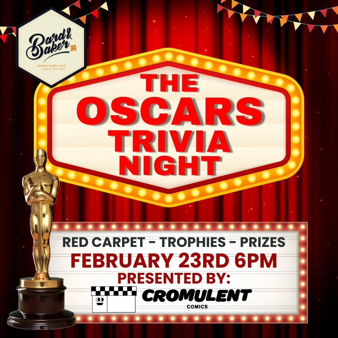 The Oscars Themed Trivia Night hosted by Cromulent Comics