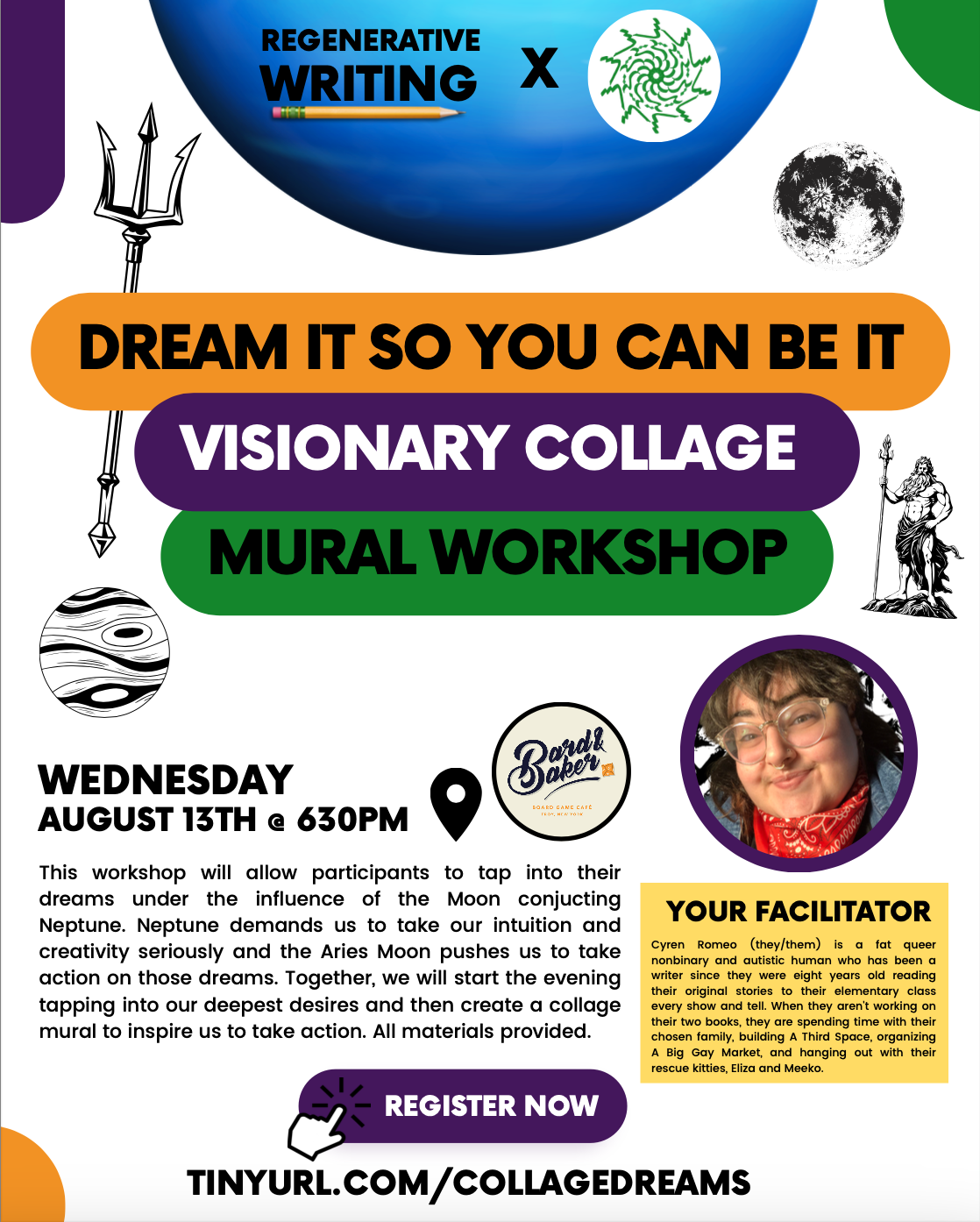 'Dream It So You Can Be It' Visionary Collage Mural Workshop