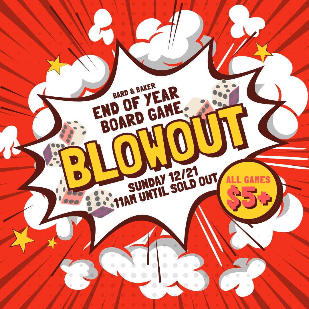 End of Year Board Game Blowout Sale