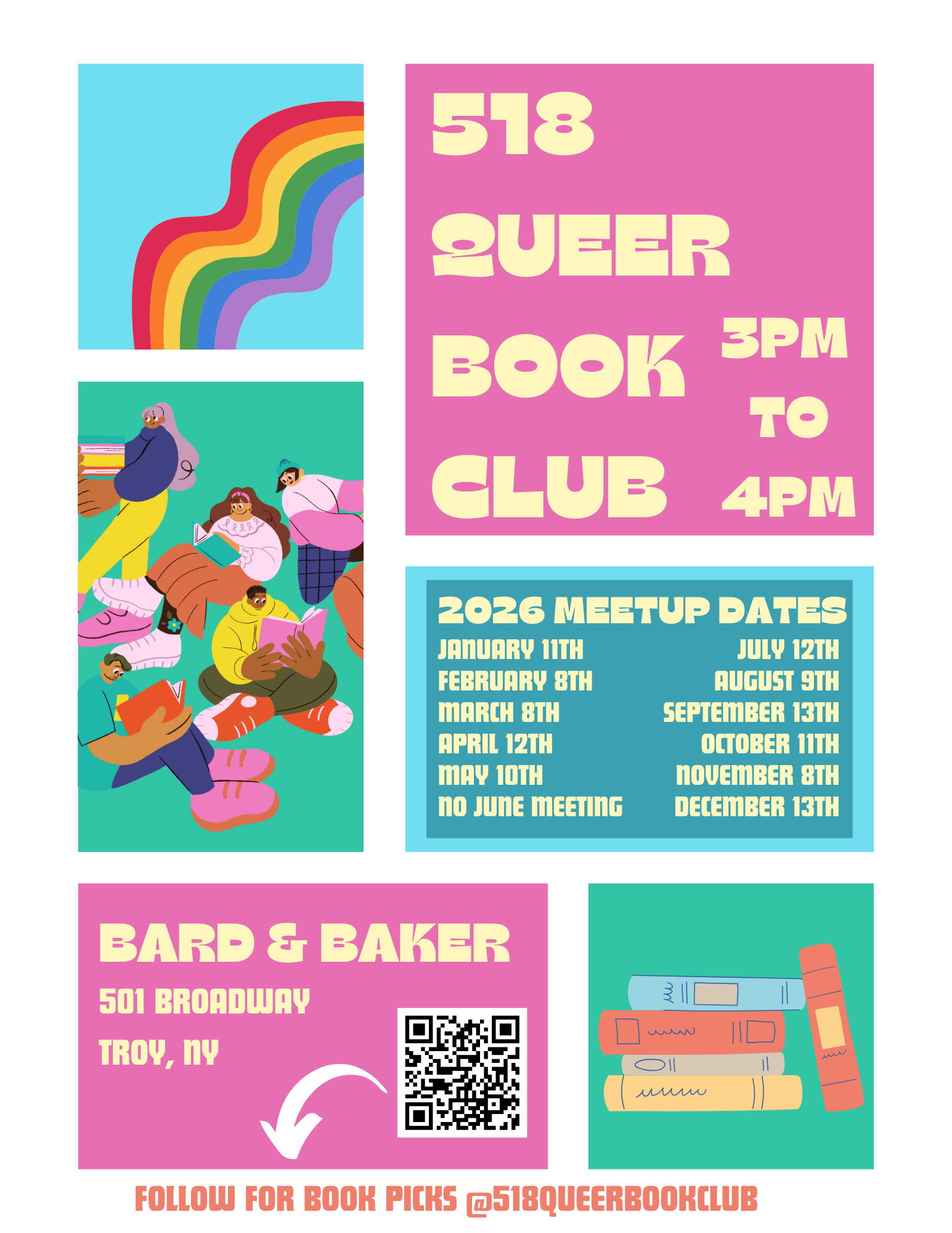 Queer Book Club Monthly Meetup
