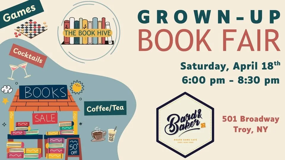 Grown Up Book Fair w/ The Book Hive