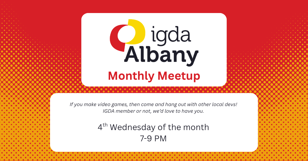 Video Game Dev Meet Up with IGDA 